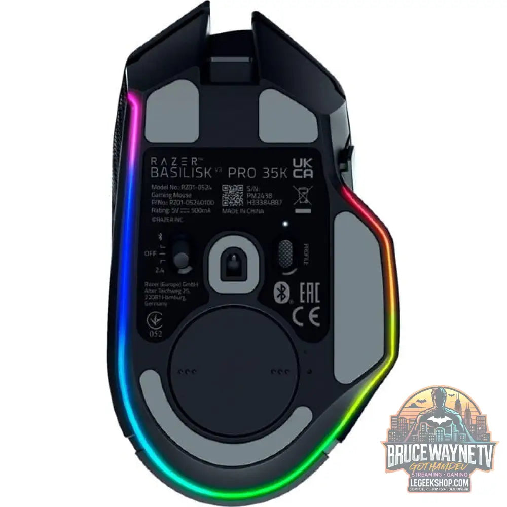 Razer Basilisk V3 Pro 35K, souris gaming - vue 7