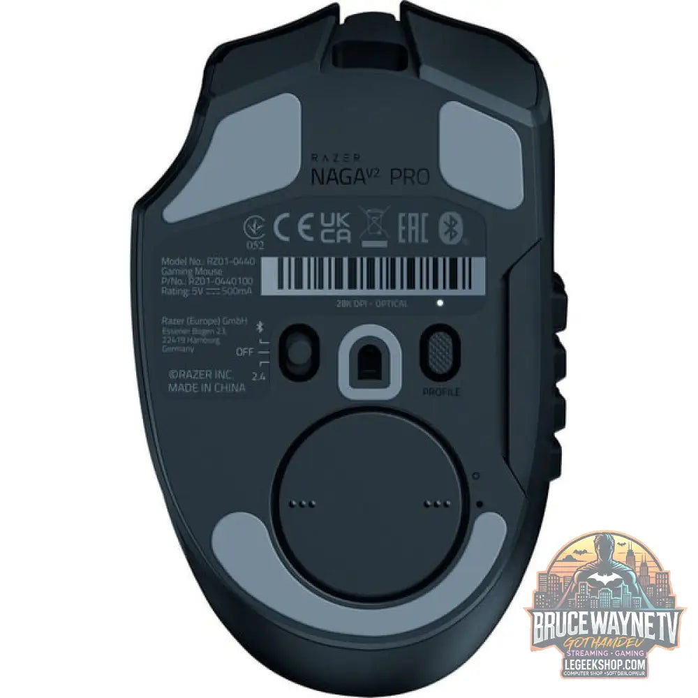 Razer Naga V2 Pro, souris gaming - vue 12