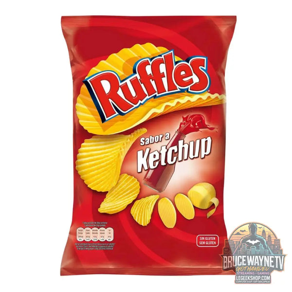 Ruffles Ketchup chips au goût de ketchup de 150g (Paquet de 19) - Snacks & boissons importés