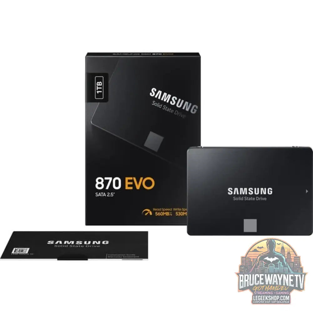 Samsung 870 EVO 1 TB, SSD SATA 6 Gb/s, 2,5", intern - Samsung - vue 6