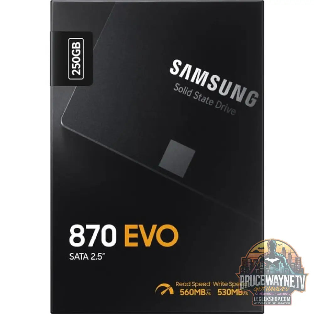 Samsung 870 EVO 250 GB, SSD SATA 6 Gb/s, 2,5", intern - Samsung - vue 7