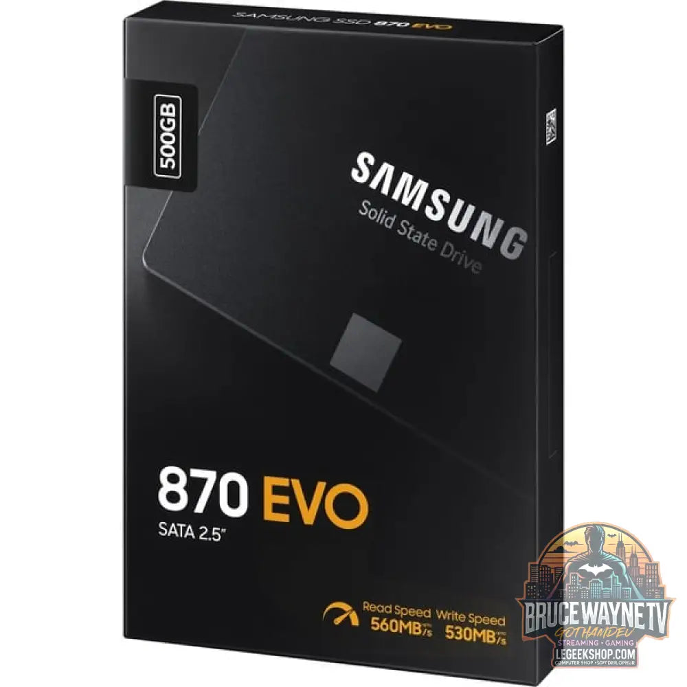 Samsung 870 EVO 500 GB, SSD SATA 6 Gb/s, 2,5", intern - Samsung - vue 8