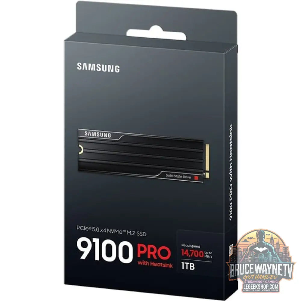 Samsung 9100 PRO Heatsink 1 TB, SSD PCIe 5.0 x4, NVMe 2.0, M.2 2280 - Samsung - vue 10