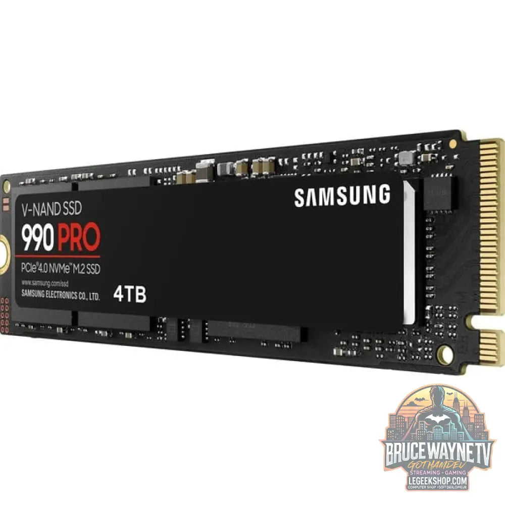 Samsung 990 PRO 4 TB, SSD PCIe 4.0 x4, NVMe 2, M.2 2280, intern - Samsung - vue 3