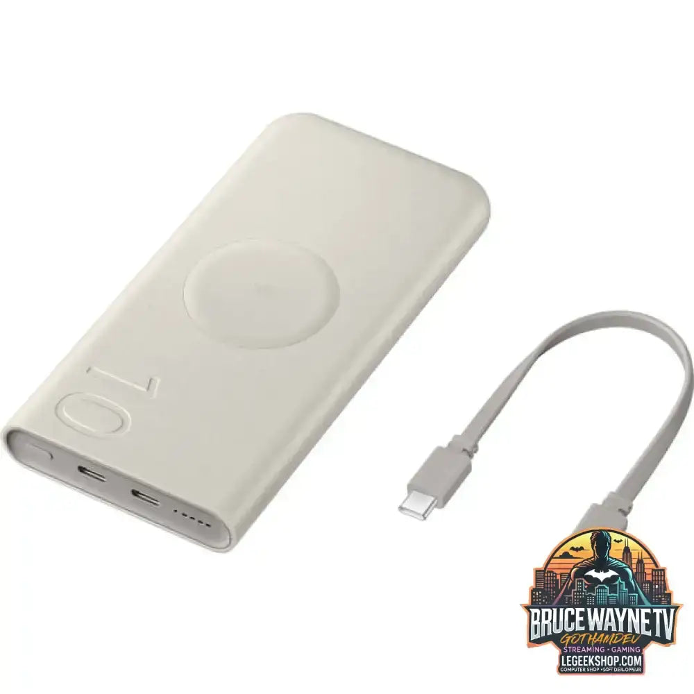 Samsung Induktive Powerbank 10.000 mAh EB-U2510 beige - Samsung - vue 6