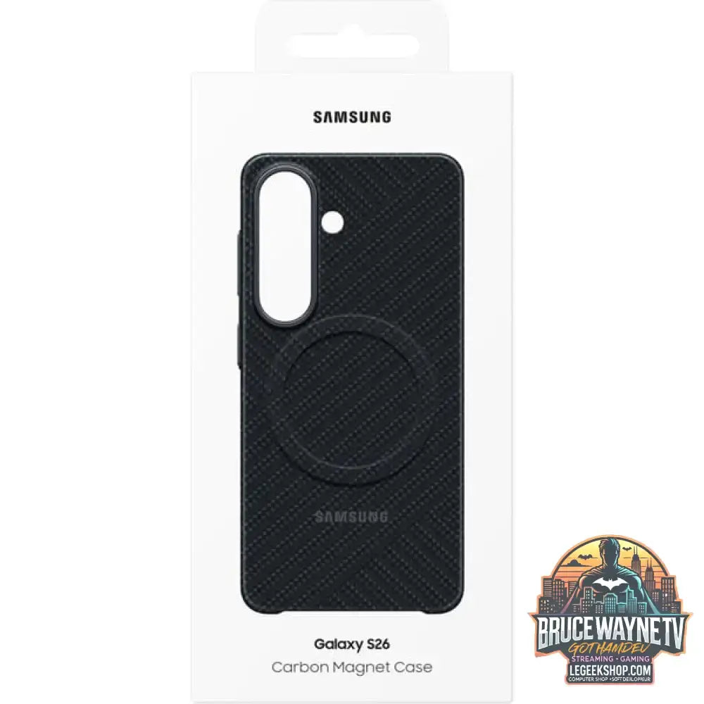 Samsung Carbon Magnet Case, Handyhülle schwarz, Samsung Galaxy S26 - Samsung - vue 7