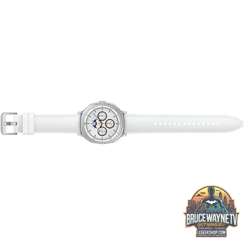 Samsung Galaxy Watch8 Classic, Smartwatch weiß, 46mm, Bluetooth, Hybrid-Armband - Samsung - vue 6