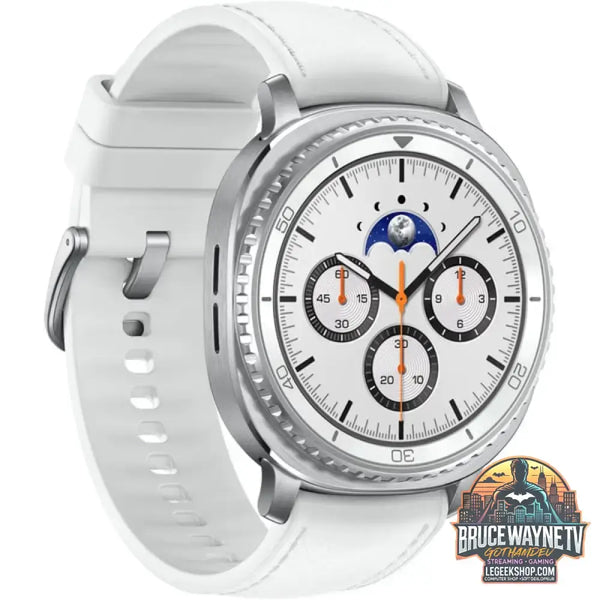 Samsung Galaxy Watch8 Classic, Smartwatch weiß, 46mm, LTE, Hybrid-Armband - Samsung