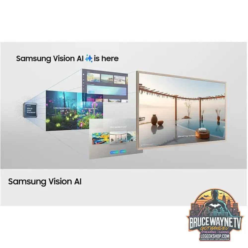 Samsung GQ65LS03FAUXZG The Frame, QLED-Fernseher - Samsung - vue 3