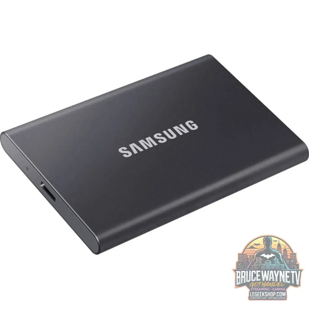Samsung Portable SSD T7 1TB, Externe SSD gris, USB-C 3.2 Gen 2 (10 Gbit/s), extern - Samsung - vue 3