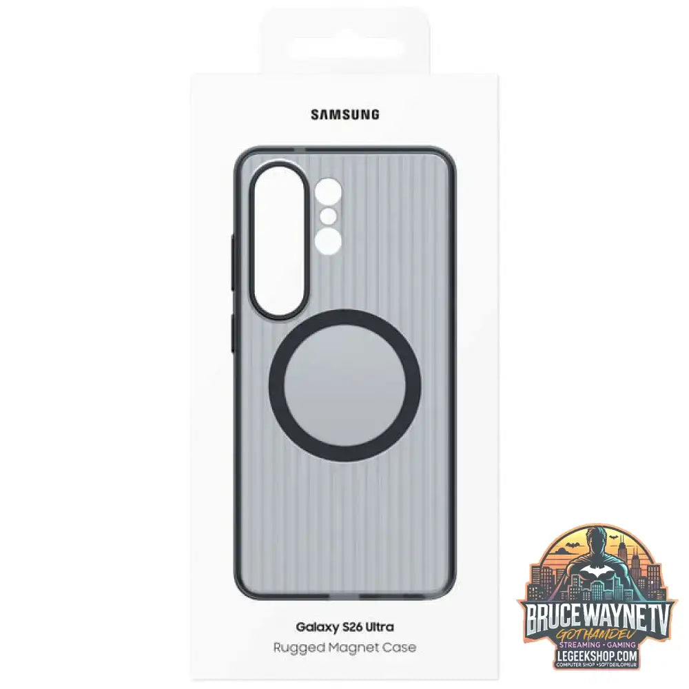 Samsung Rugged Magnet Case, Handyhülle schwarz, Samsung Galaxy S26 Ultra - Samsung - vue 3