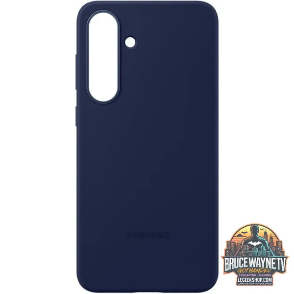 Samsung Silicone Case, Handyhülle dunkelblau, Samsung Galaxy S25 FE - Feature: Aussparung für Kamera