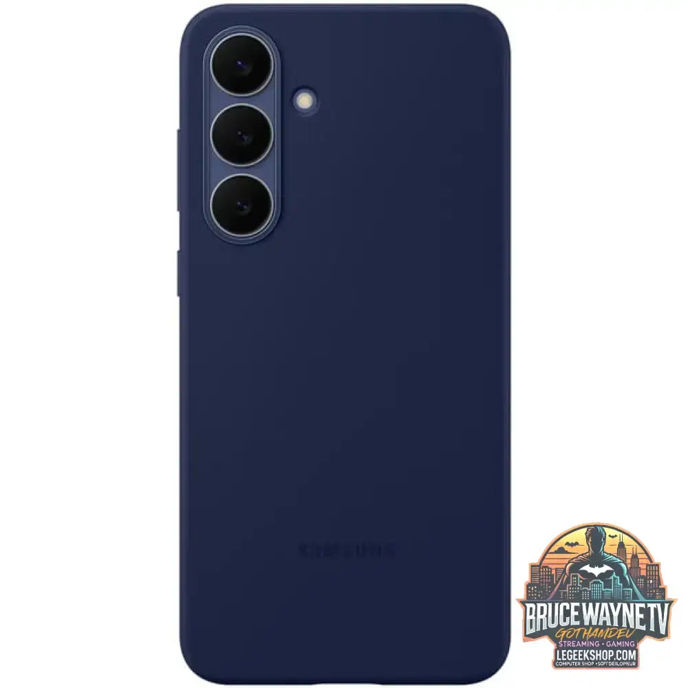 Samsung Silicone Case, Handyhülle dunkelblau, Samsung Galaxy S25 FE - Feature: Aussparung für Kamera - vue 4
