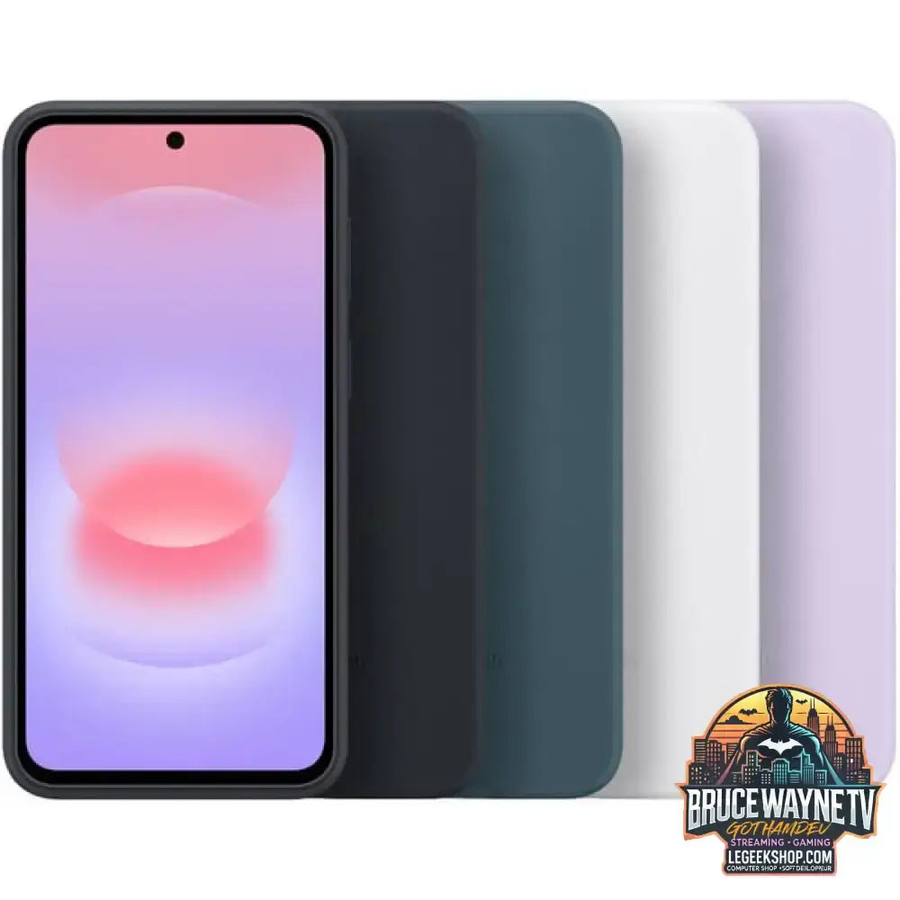 Samsung Silicone Case, Handyhülle dunkelgrün, Samsung Galaxy A37 5G - Feature: Aussparung für Kamera - vue 7