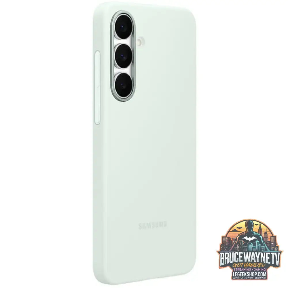Samsung Silicone Case, Handyhülle mint, Samsung Galaxy S25 FE - Feature: Aussparung für Kamera - vue 3