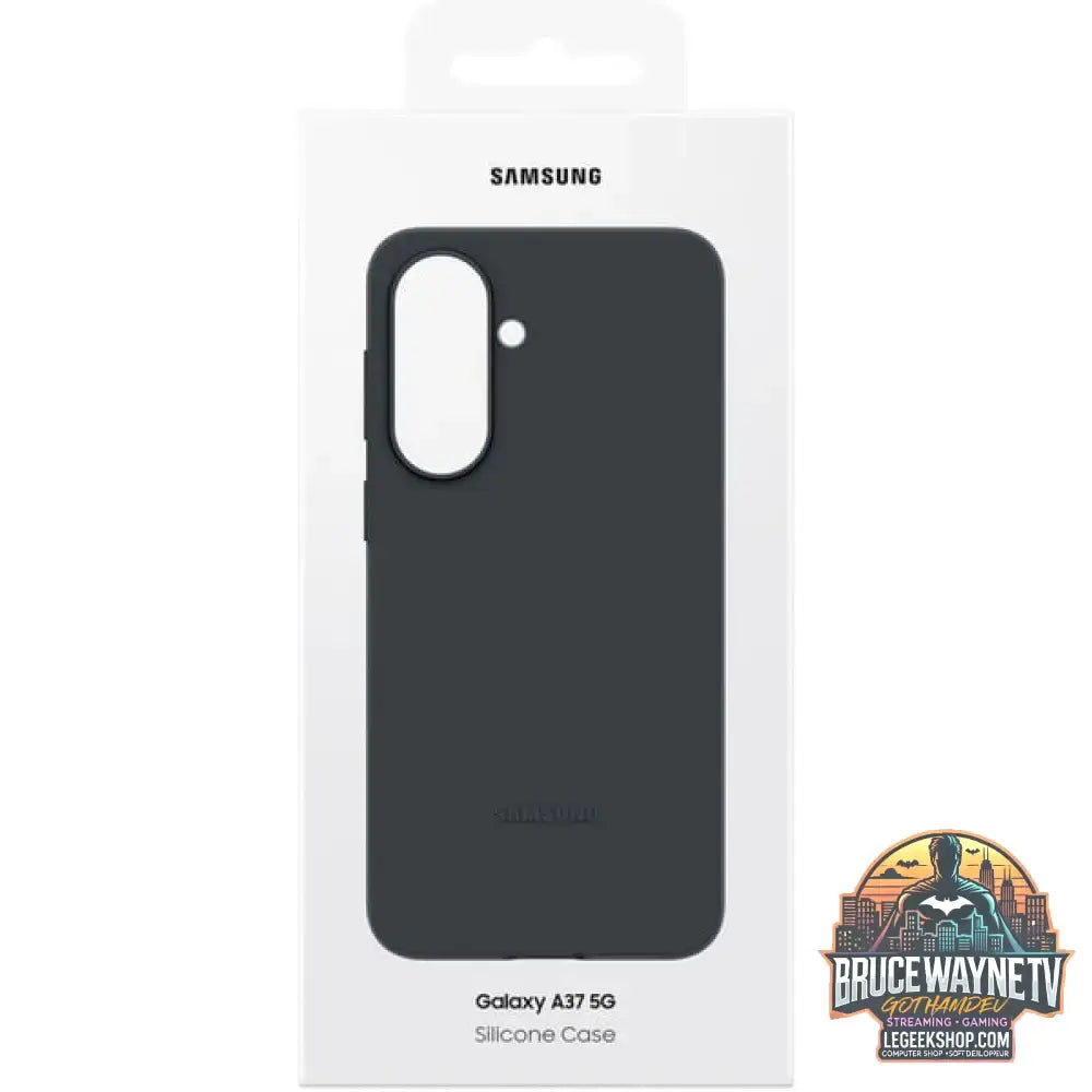 Samsung Silicone Case, Handyhülle schwarz, Samsung Galaxy A37 5G - Feature: Aussparung für Kamera - vue 3
