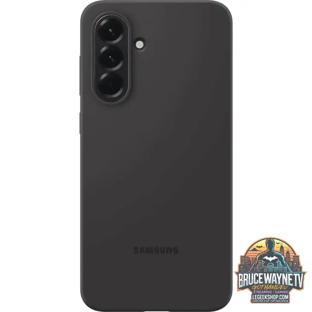 Samsung Silicone Case, Handyhülle schwarz, Samsung Galaxy A56 5G - Feature: Aussparung für Kamera - vue 3