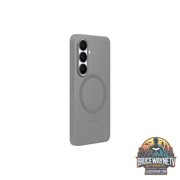 Samsung Silicone Magnet Case, Handyhülle grau, Samsung Galaxy S26 - Feature: Aussparung für Kamera