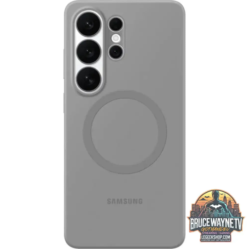 Samsung Silicone Magnet Case, Handyhülle grau, Samsung Galaxy S26 Ultra - Feature: Aussparung für Kamera - vue 2