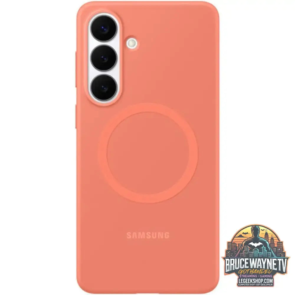 Samsung Silicone Magnet Case, Handyhülle koralle, Samsung Galaxy S26+ - Feature: Aussparung für Kamera - vue 2