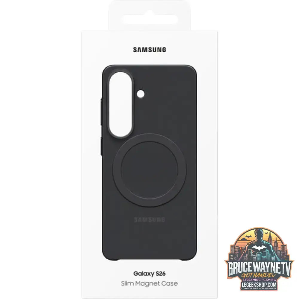 Samsung Slim Magnet Case, Handyhülle schwarz, Samsung Galaxy S26 - Samsung - vue 6