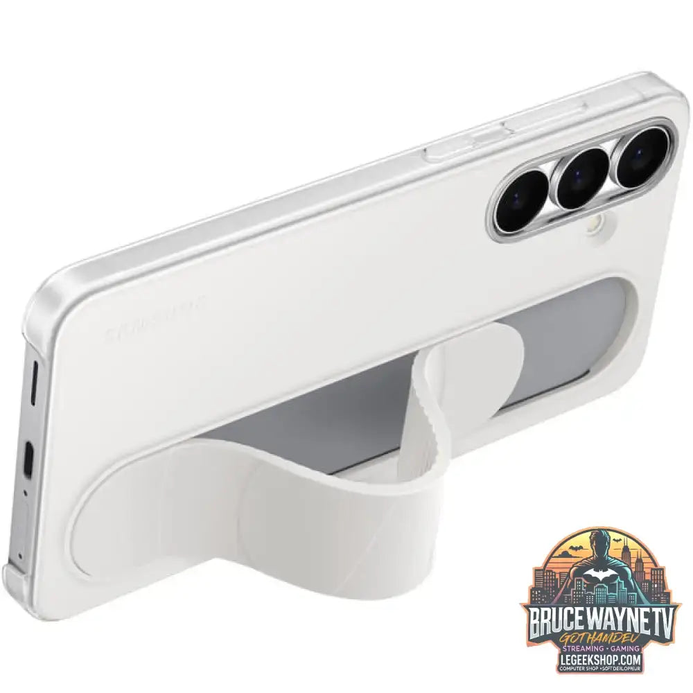 Samsung Standing Grip Case, Handyhülle weiß, Samsung Galaxy S25 FE - Samsung - vue 4