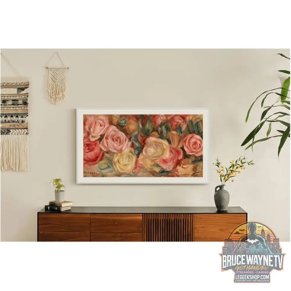 Samsung The Frame GQ-65LS03D, QLED-Fernseher - Samsung - vue 4
