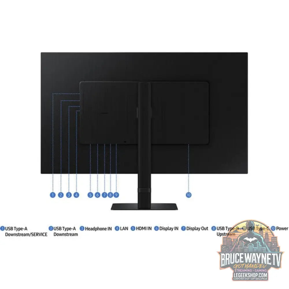 Samsung ViewFinity S6 S32D604UAU 32" QHD/WQHD IPS 100 Hz - Samsung - vue 14
