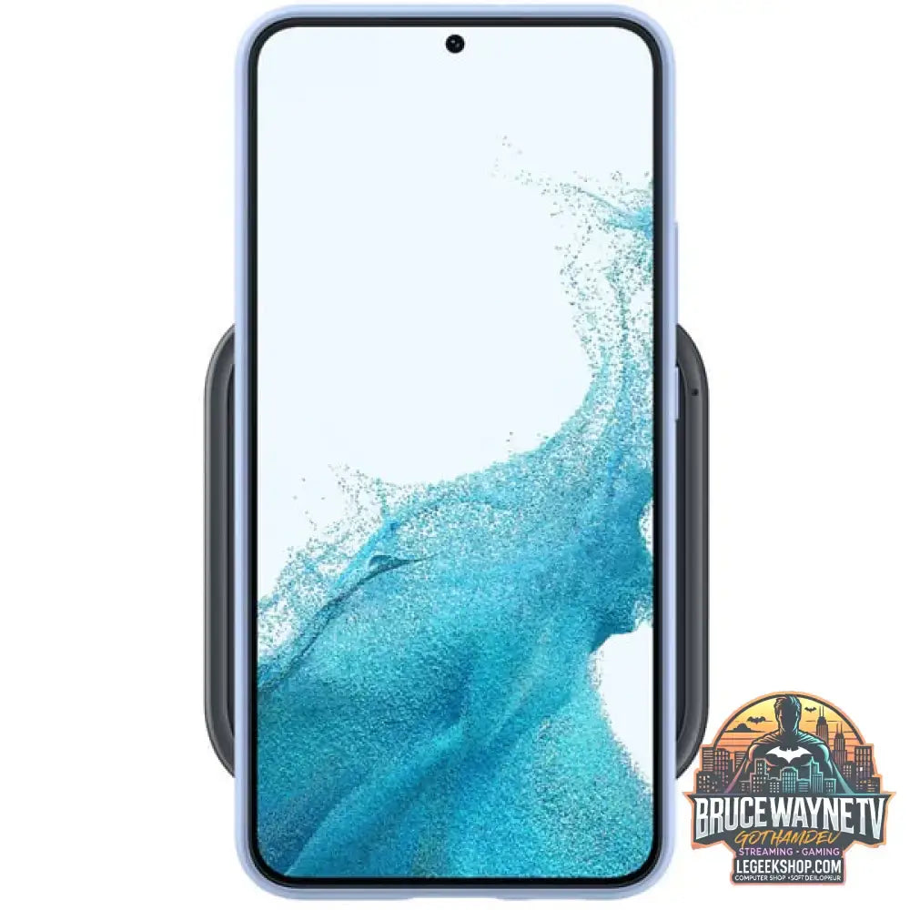 Samsung Wireless Charger Pad EP-P2400, Ladegerät dunkelgrau - Samsung - vue 5