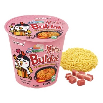 Samyang Buldak Hot Chicken Ramen Carbonara Bol 80 Gr x 6