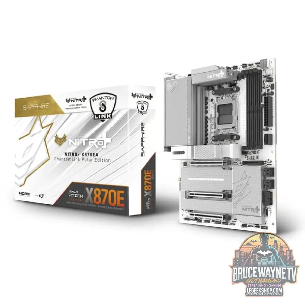 SAPPHIRE NITRO+ X870EA WIFI7 Phantom Link Polar, carte mère - SAPPHIRE - vue 7