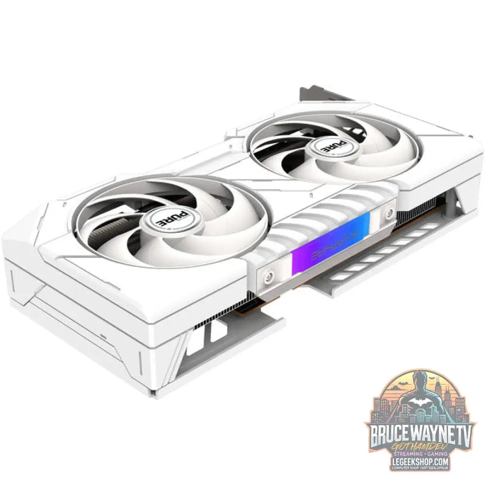 SAPPHIRE Radeon RX 9060 XT PURE 16GB, carte graphique blanc - SAPPHIRE - vue 5