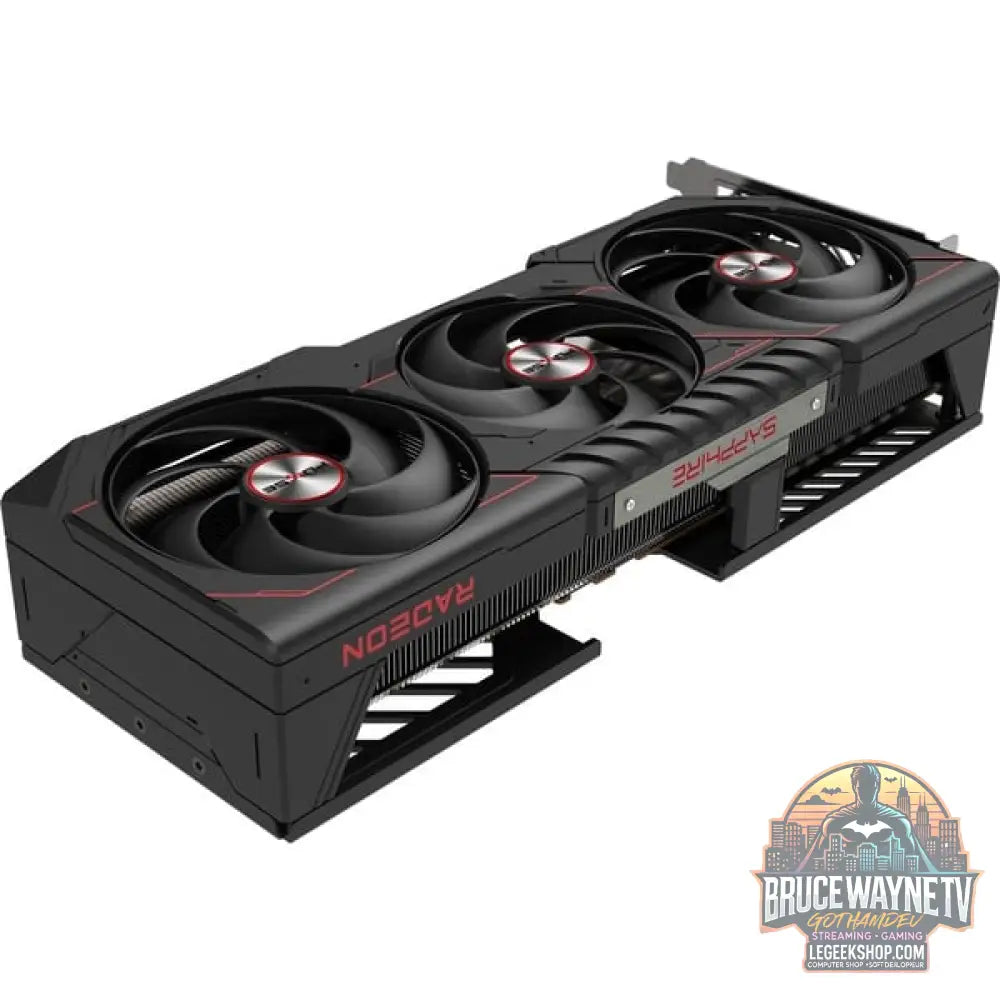 SAPPHIRE Radeon RX 9070 XT Pulse, carte graphique noir, RDNA4, GDDR6, 2x DisplayPort, 2x HDMI 2.1 - SAPPHIRE - vue 2