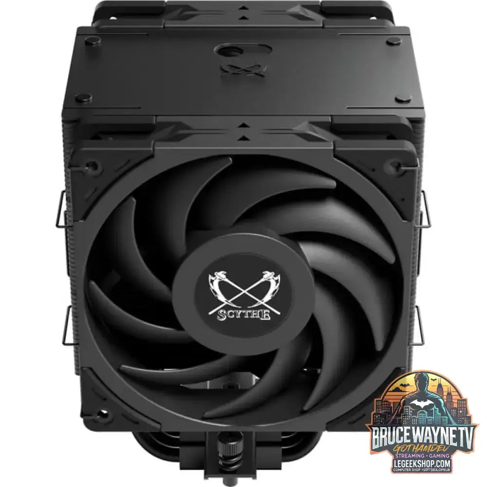 Scythe Mugen 6 Dual Fan Black Edition, CPU-Kühler schwarz, 120 mm - Scythe - vue 3