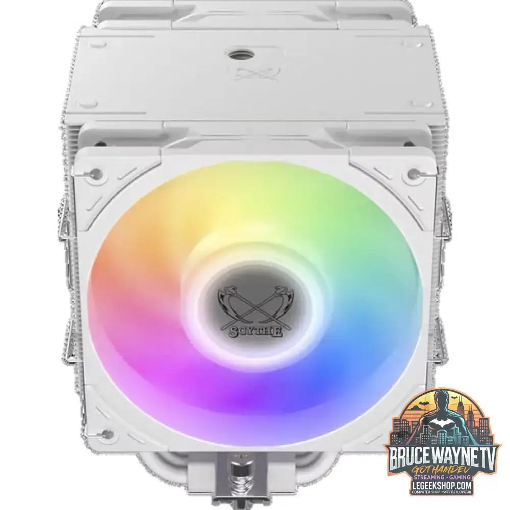 Scythe Mugen 6 Dual Fan White ARGB Edition, CPU-Kühler weiß, 120 mm - Scythe - vue 2