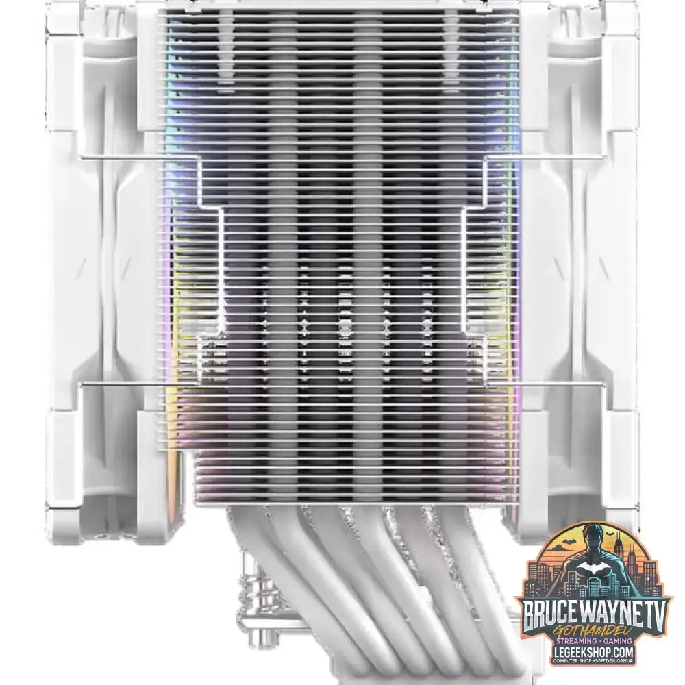 Scythe Mugen 6 Dual Fan White ARGB Edition, CPU-Kühler weiß, 120 mm - Scythe - vue 4