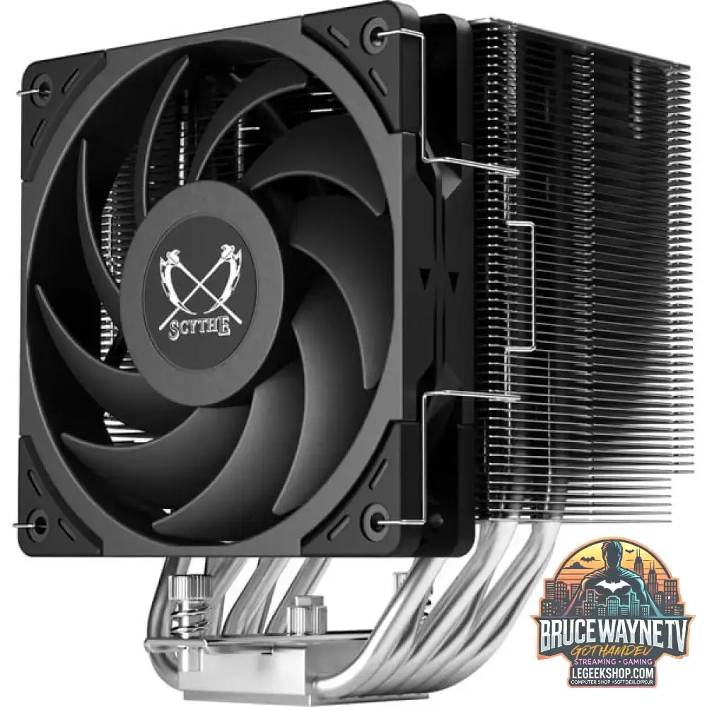 Scythe Mugen 6, CPU-Kühler aluminium/schwarz, 120 mm - Scythe - vue 4