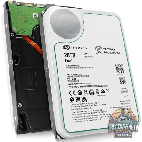 Seagate Exos 20 TB, Festplatte SATA 6 Gb/s, 3,5" - Seagate