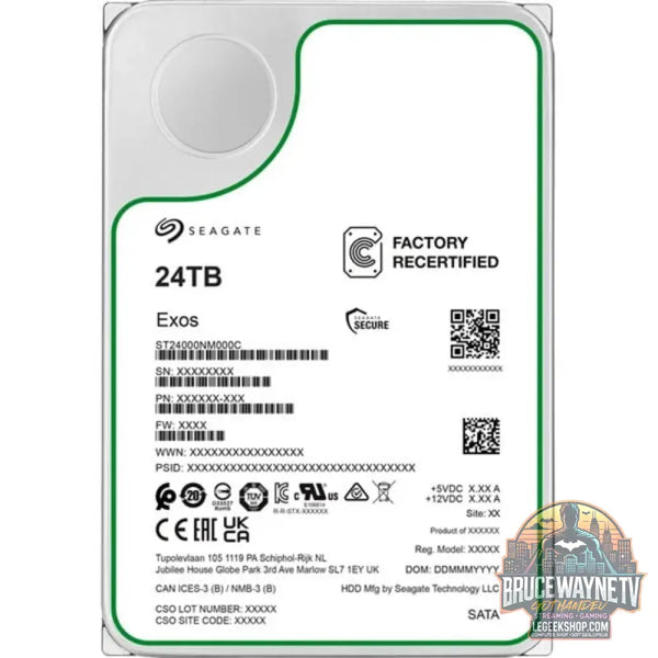 Seagate Exos 24 TB, Festplatte SATA 6 Gb/s, 3,5" - Seagate