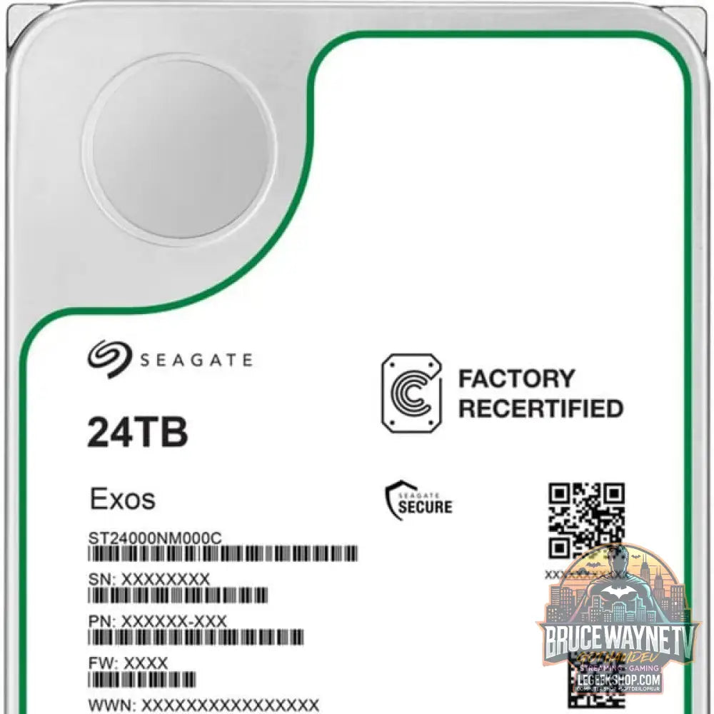 Seagate Exos 24 TB, Festplatte SATA 6 Gb/s, 3,5" - Seagate - vue 2
