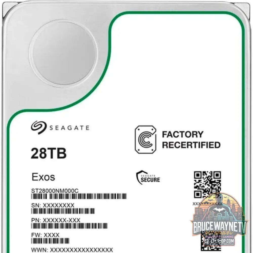 Seagate Exos 28 TB, Festplatte SATA 6 Gb/s, 3,5" - Seagate - vue 2
