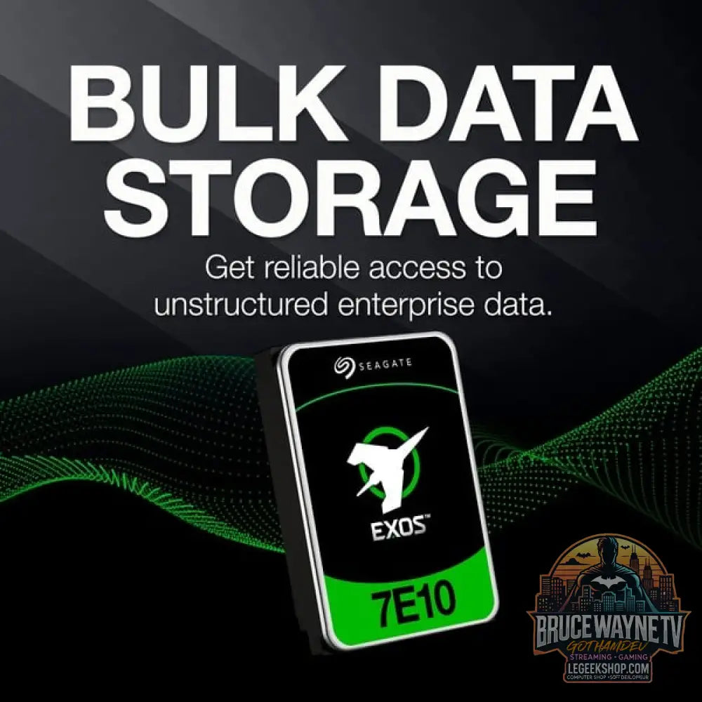 Seagate Exos 7E10 4 TB, Festplatte SATA 6 Gb/s, 3,5" - Seagate - vue 2