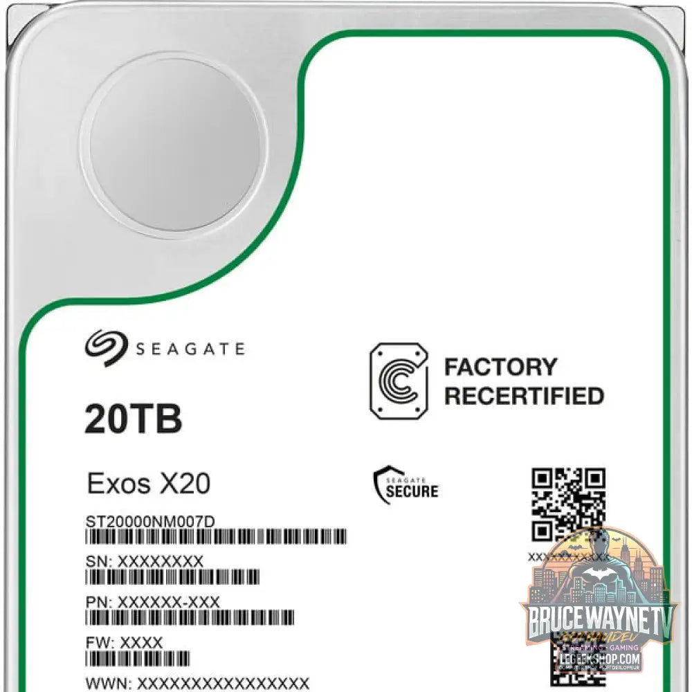 Seagate Exos X20 20 TB, Festplatte SATA 6 Gb/s, 3,5" - Seagate - vue 2