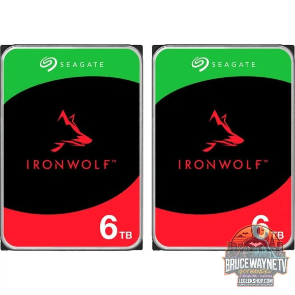 Seagate IronWolf NAS 2 x 6 TB SilentWolf Bundle, Festplatte SATA 6 Gb/s, 3,5", 2er Bundle - Seagate