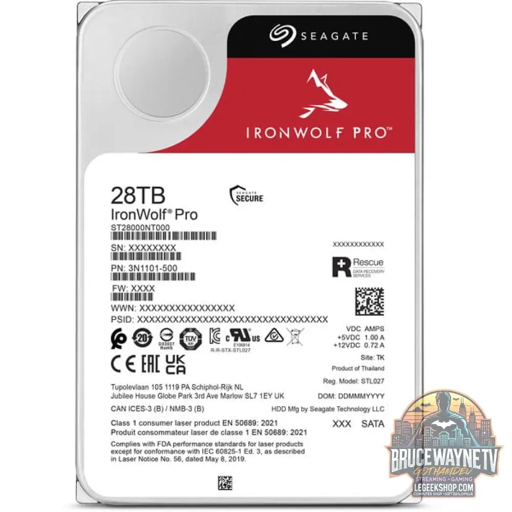 Seagate IronWolf Pro 28 TB, Festplatte SATA 6 Gb/s, 3,5" - Seagate - vue 4