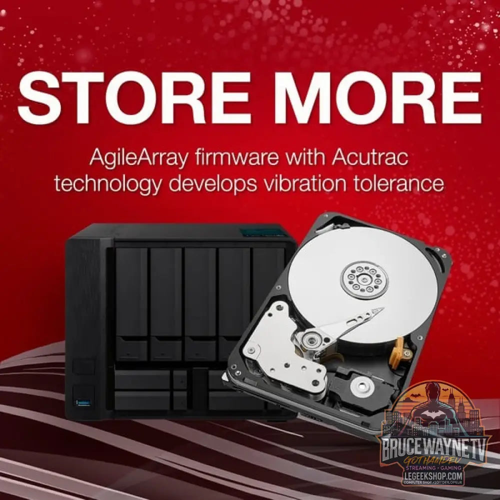 Seagate IronWolf Pro NAS 12 TB CMR, Festplatte SATA 6 Gb/s, 3,5" - Seagate - vue 4