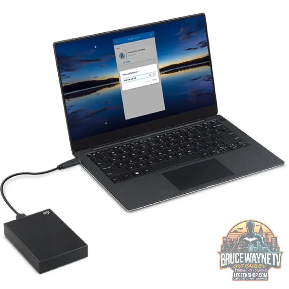 Seagate One Touch avec Kennwort 2 TB, Externe Festplatte noir, Micro-USB-B 3.2 Gen 1 (5 Gbit/s) - Seagate - vue 13