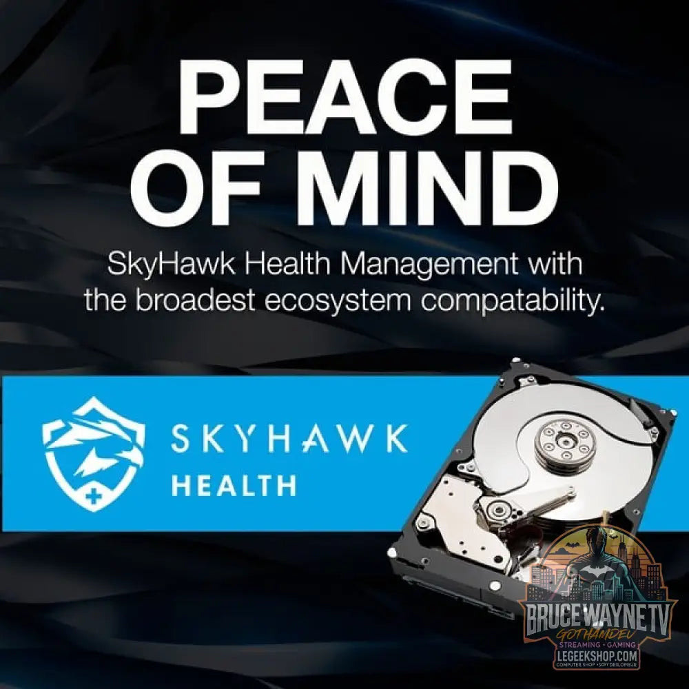 Seagate SkyHawk 8 TB, Festplatte SATA 6 Gb/s, 3,5" - Seagate - vue 8