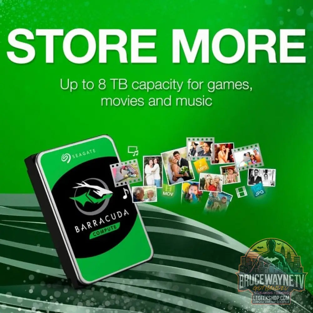 Seagate ST2000DM008 2 TB, Festplatte SATA 6 Gb/s, 3,5" - Seagate - vue 5