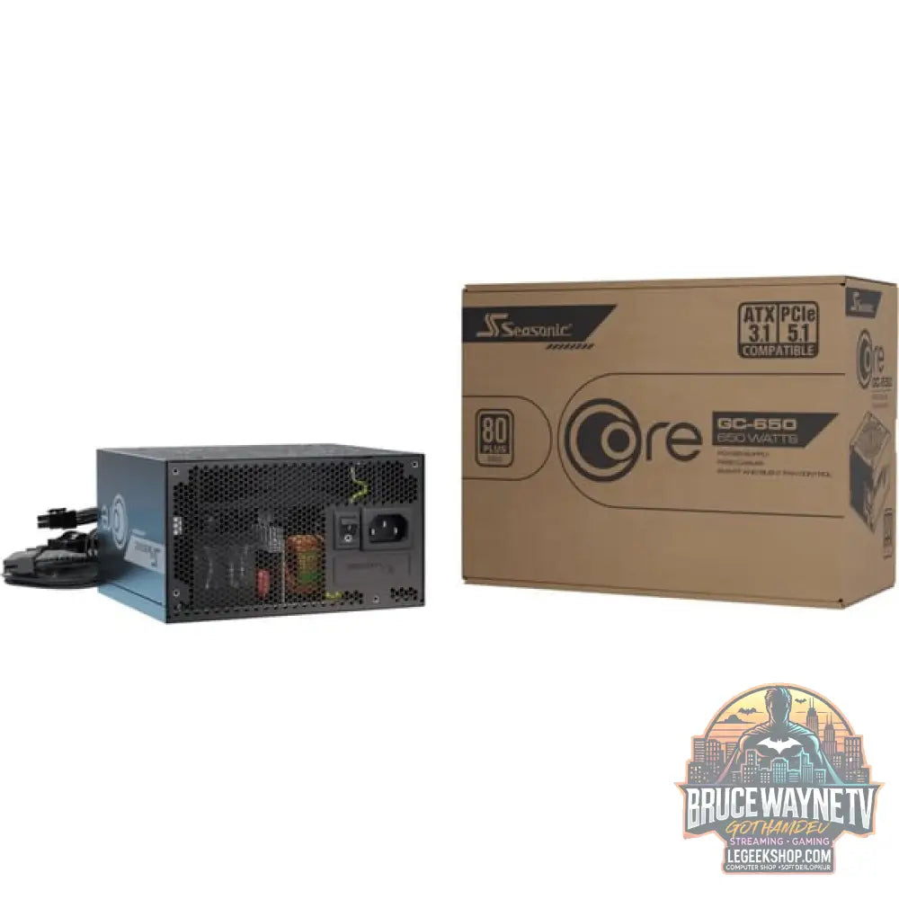Seasonic CORE GC-650 ATX3.1, alimentation PC - Seasonic - vue 5